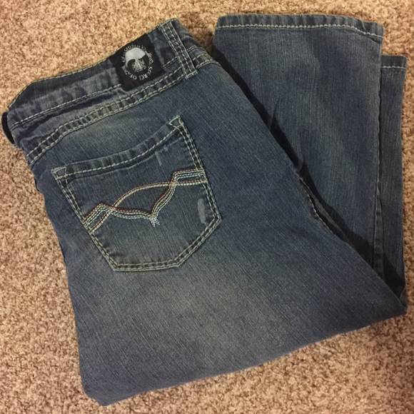 source of wisdom Denim - Source of wisdom (torrid) jean capris Sz 20